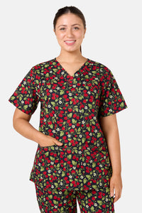 Princess Highway - Raspberry Scrub Set - navy