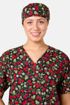 Princess Highway - Raspberry Scrub Hat - navy