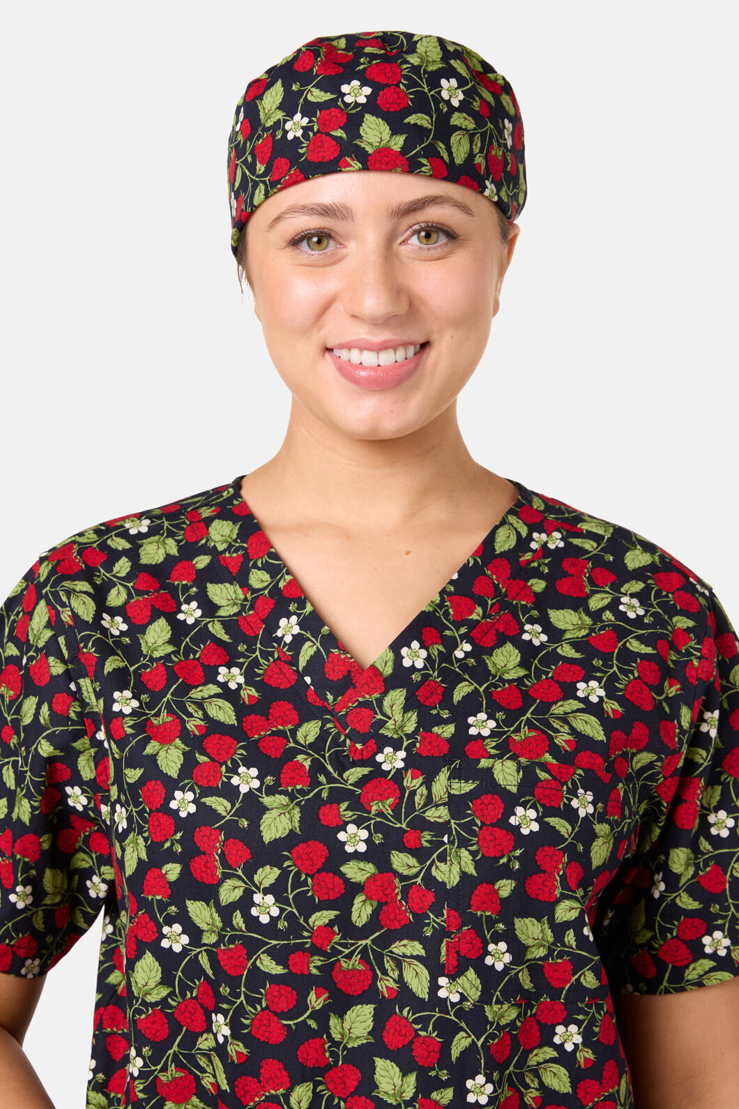 Princess Highway - Raspberry Scrub Hat - navy