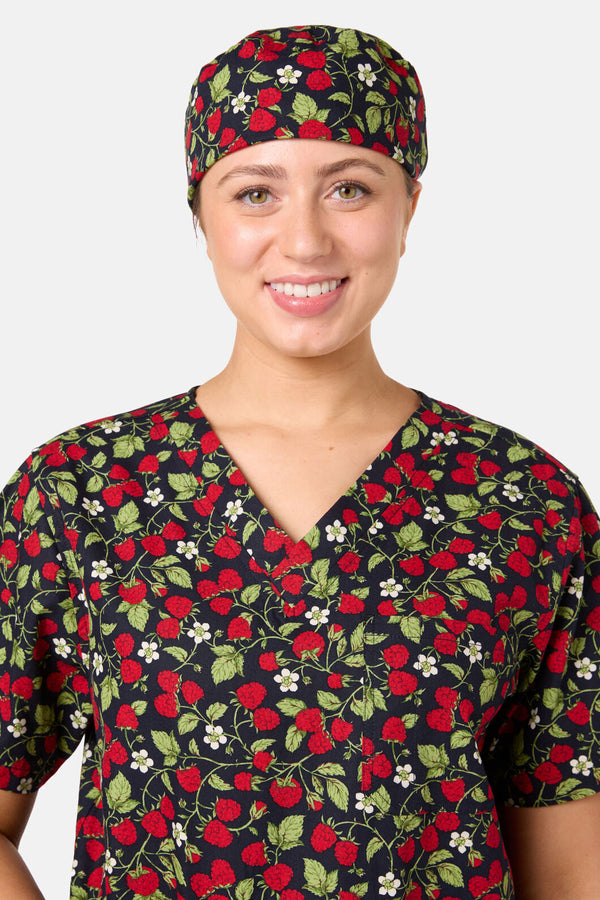 Princess Highway - Raspberry Scrub Hat - navy