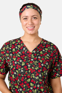 Princess Highway - Raspberry Scrub Headband - navy