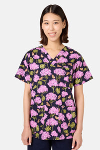 Princess Highway - Geranium Mixed Scrub Set - navy