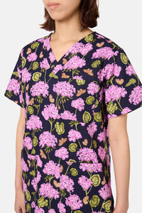 Princess Highway - Geranium Mixed Scrub Set - navy