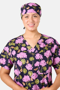 Princess Highway - Geranium Scrub Hat - navy