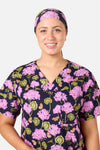 Princess Highway - Geranium Scrub Headband - navy