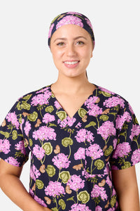 Princess Highway - Geranium Scrub Headband - navy