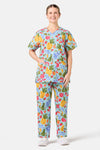 Princess Highway - Blue Fruitbowl Scrub Set - blue