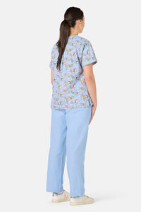 Princess Highway - Robin Mixed Scrub Set - light-blue