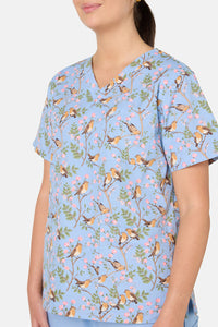 Princess Highway - Robin Mixed Scrub Set - light-blue