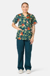 Princess Highway - Pumpkin Mixed Scrub Set - teal