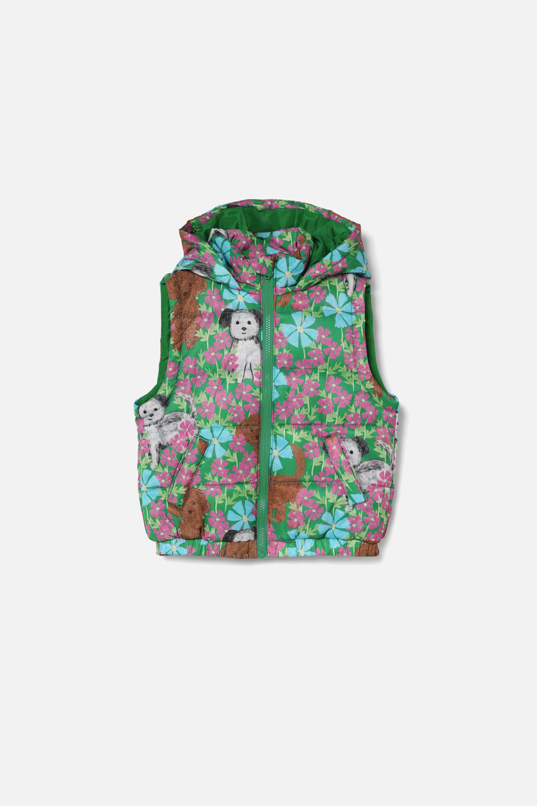 Kids puffer vest store nz