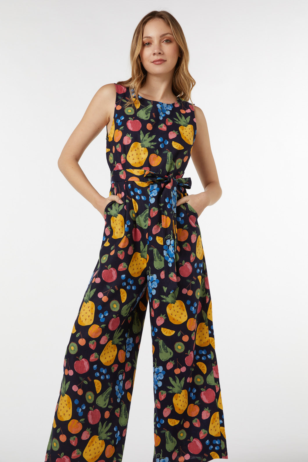 Fruit print jumpsuit on sale